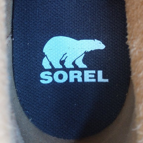 Sorel Women's Hi-Line Lace-Up Waterproof Combat Boot in Lovely GEO Yellow / Jet - Picture 9 of 14